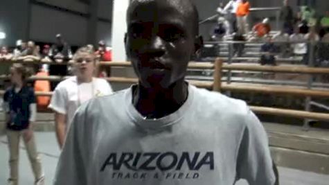 Stephen Sambu 3rd after trading lead in 5k at NCAA Indoor Champs 2012