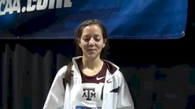 Natosha Rogers Texas AM finishes 7th in 5k at NCAA Indoors 2012