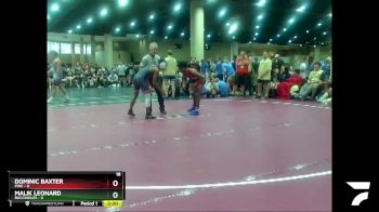 106 lbs Round 2 (6 Team) - Dominic Baxter, PWC vs Malik Leonard, Buccinoles