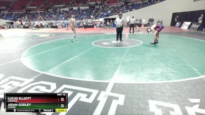 5A-126 lbs Champ. Round 1 - Aidan Godley, Crater vs Lucas Elliott, Lebanon