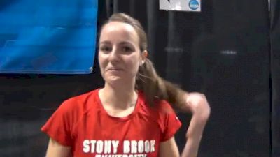 Lucy Van Dalen wins mile with lean at the line at NCAA Indoor Champs 2012