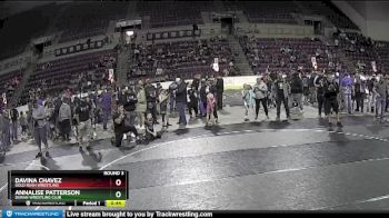 49-51 lbs Round 3 - Davina Chavez, Gold Rush Wrestling vs Annalise Patterson, Duran Wrestling Club