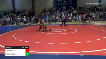 85 lbs Quarterfinal - Benjamin Carver, Flowery Branch Jr. Wrestling vs Curt Hambright, Guerrilla Wrestling Academy