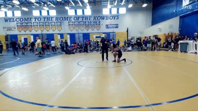 100 lbs Quarterfinal - Yuri Caceres, Lincoln High School vs Ily Carter, Port Charlotte High School