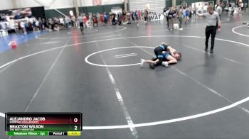 98 lbs Quarterfinal - Alejandro Jacob, Sherman Challengers vs Braxton Wilson, The Best Wrestler
