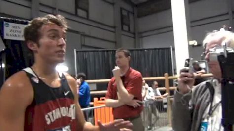 Chris Derrick nearly wins first title in 3k and ready to keep going NCAA Indoor Champs 2012