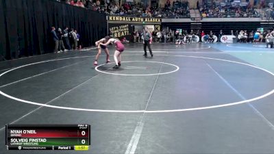 120G Quarterfinal - Nyah O`Neil, Dimond vs Solveig Finstad, Lathrop Wrestling