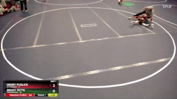 64 lbs Round 2 (4 Team) - Brody Fette, Farmington vs Henry Pudlick, St. Francis