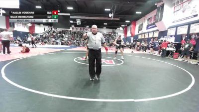 215 lbs Champ. Round 2 - Kallin Youkhan, Trabuco Hills vs Silas Hernandez, Santa Fe