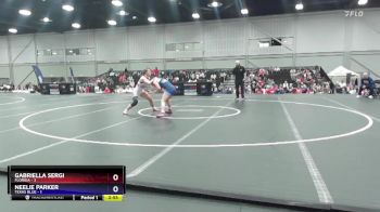 135 lbs Quarters & 1st Wb (16 Team) - Gabriella Sergi, Florida vs Neelie Parker, Texas Blue