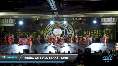Music City All Stars - Line [2022 Youth - Variety] 2022 One Up Nashville Grand Nationals DI/DII