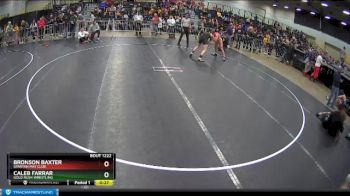 157 lbs Cons. Round 2 - Bronson Baxter, Spartan Mat Club vs Caleb Farrar, Gold Rush Wrestling