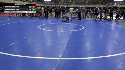 125 lbs Consi Of 8 #2 - Hunter Dobson, Anita vs Trentin Walker, Carlisle