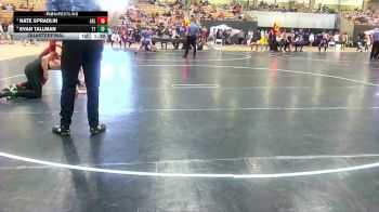 125 lbs Quarterfinal - Evan Tallman, Team Tallman vs Nate Spradlin, Arlington Wrestling Club