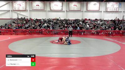 138 lbs Round Of 16 - Jack Donovan, Tewksbury vs Jaime Nunez, Excel Academy