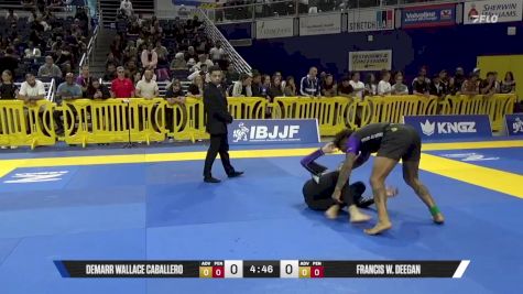 Francis W. Deegan vs Demarr Wallace Caballero 2025 Pan IBJJF Jiu-Jitsu No-Gi Championship