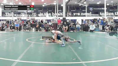 115 lbs Rr Rnd 5 - Andrew Juliano, Homegrown Black - HSC vs Frank Albright, Revival Pink - HSC