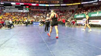 2A-215 lbs Cons. Round 2 - Carson Grier, Williamsburg vs Brody Robertson, Hampton-Dumont-CAL