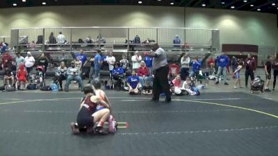 91 lbs Cons. Round 2 - Parker Mann, Michigan Grappler RTC vs Kassie Sapp, Michigan Grappler RTC