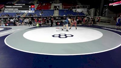235 lbs Champ. Rd Of 32 - Kitana Leafaatoto, NV vs Katherine Luna, CA