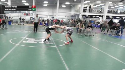 106 lbs Consi Of 8 #1 - Jordan Perez, Smittys Wrestling Barn vs Porter Hall, Massabesic