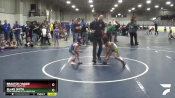 43 lbs Champ. Round 1 - Blake Smith, Peer Pressure Elite Wrestling vs Braxton Yaggie, Kingsford Youth WC