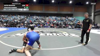 138 lbs Semifinal - Justin Beauvais, Mountain View AZ vs Jonathon Romero, Volcano Vista