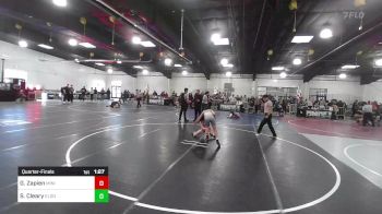 98 lbs Quarterfinal - Gabriel Zapien, Mini Avengers vs Seamus Cleary, Eldorado Jr. Wrestling