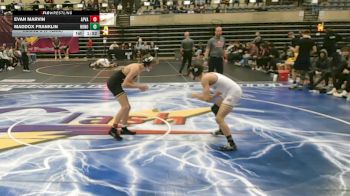 133 lbs Round 3 (4 Team) - Maddox Franklin, Hononegah, IL vs Evan Marvin, Apple Valley, MN