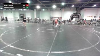 175 lbs Round Of 16 - Wyatt Olivia, Madera Grapplers WC vs Ibrahim Maali, Ftcc