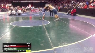 5A 285 lbs Champ. Round 1 - Manuel Mendez, Las Cruces vs Manny Martinez, Atrisco Heritage Academy