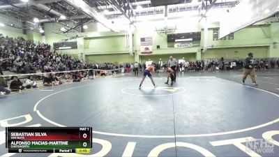 132 lbs Cons. Round 1 - Sebastian Silva, Van Nuys vs Alfonso Macias-Martine, CHATSWORTH