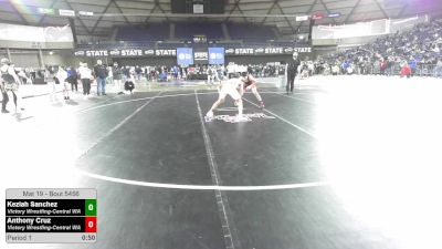 110 lbs Cons. Quarters - Keziah Sanchez, Victory Wrestling-Central WA vs Anthony Cruz, Victory Wrestling-Central WA