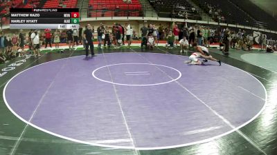115 lbs Quarters - Matthew Razo, Nevada vs Harley Hyatt, Alaska