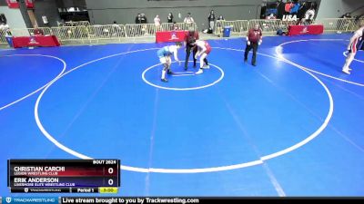 182 lbs Cons. Round 4 - Christian Carchi, Legion Wrestling Club vs Erik Anderson, Livermore Elite Wrestling Club