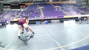 197 lbs Round 3 (6 Team) - Chris Neal, CSU Bakersfield vs Coy Raines, Bloomsburg