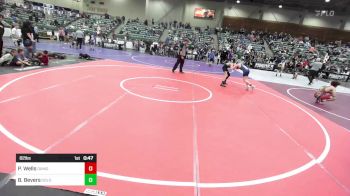82 lbs Consi Of 8 #2 - Parker Wells, Damonte Mustangs WC vs Blake Bevers, Gold Rush Wrestling