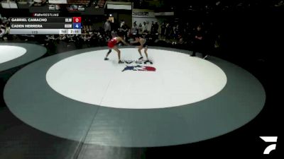 113 lbs Gabriel Camacho, SJWA - San Joaquin Wrestling Association vs Caden Herrera, KCWA - Kern County Wrestling Association