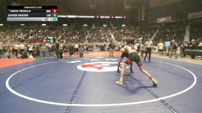 3A-113 lbs Champ. Round 1 - Zavier Heater, Lovell vs Amos Trujillo, Rawlins