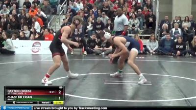 125 lbs Semis & 3rd Wb (16 Team) - Paxton Creese, St. Cloud State vs Chase Milligan, Mary