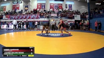 190 lbs Champ. Round 1 - Jazmine Hollins-Rowie, Warren Central vs Amber Handshoe, Prairie Heights