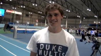 Curtis Beach WR in 1k of Hep. Wins Oerall Title NCAA Indoor 2012 [#Day 2 Interview]
