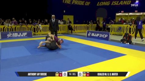 Khaled M. S. S. Mater vs Anthony Jay Siscoe 2025 Pan IBJJF Jiu-Jitsu No-Gi Championship