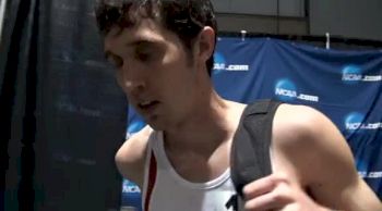 Ryan Hill amateur ninja in 3k at NCAA Indoors 2012