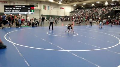 49 lbs Cons. Semi - Wyatt Donnelly, HAWK vs Kasten Anderson, Kimball Wrestling Club
