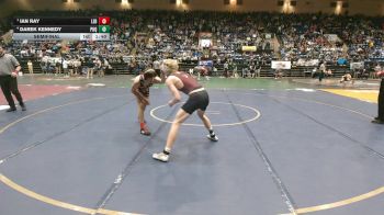 2 - 165 lbs Semifinal - Ian Ray, Lebanon vs Darek Kennedy, Poquoson