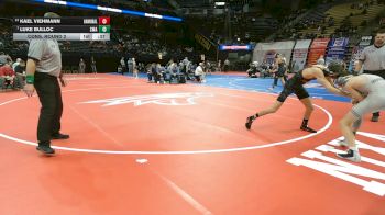 106 Class 3 lbs Cons. Round 2 - Kael Viehmann, Hannibal vs Luke Bulloc, St. Michael The Archangel