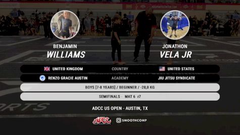 Benjamin Williams vs Jonathon Vela Jr 2024 ADCC Austin Open