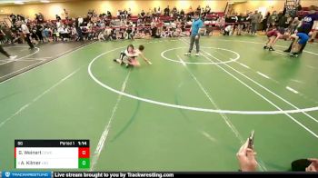 86 lbs Cons. Round 1 - Alexander Kilmer, Port Angeles Wrestling Club vs George Jaxon Weinert, Cherry Creek Wrestling Club