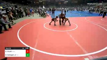 52 lbs Final - Bj Gahagan Jr, Pin-King All Stars vs Keyvon Wyatt, Perkins